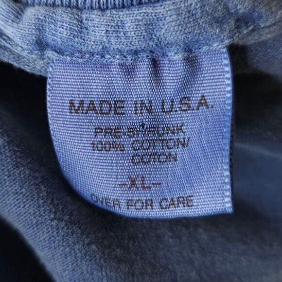 Peace Symbol T Shirt Vintage 90s 103.5 The Fox Classic Rock Denver Radio Station - Picture 6 of 7